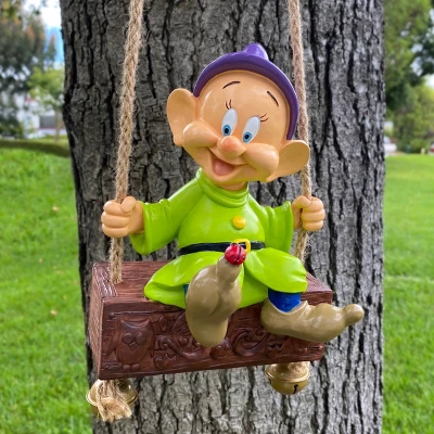 Disney 24" Dopey Swing-n-Ring Resin/Stone Statue 4 Disney 24" Dopey Swing-n-Ring Resin/Stone Statue - Image 3
