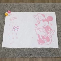 Disney Minnie Mouse Super Soft Milestone Baby Blanket -Disney GUEST 08c6b4c1 4149 4974 8992 c40d473d8cec