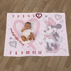 Disney Minnie Mouse Milestone Blanket