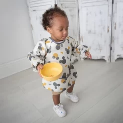 Disney Mickey Mouse Water-Resistant Polyester Long-Sleeve Coverall Bib -Disney GUEST 15fbdb3c cd79 4758 8009 cac7d63bf798