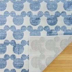 Disney Mickey Mouse Barcelona 7'10"x10' Indoor Area Rug Blue -Disney GUEST 17f3e99b ab42 4da9 a9a4 5d61439ca0b7