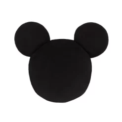 Disney Mickey Mouse Shaped Wall Decor - Black Plush - 3pc