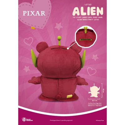 DISNEY Toy Story Large Vinyl Piggy Bank: Alien Remix Party Lotso (Piggy Bank) 4 DISNEY Toy Story Large Vinyl Piggy Bank: Alien Remix Party Lotso (Piggy Bank) - Image 2