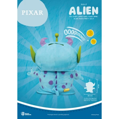 DISNEY Toy Story Large Vinyl Piggy Bank: Alien Remix Party Sully (Piggy Bank) 4 DISNEY Toy Story Large Vinyl Piggy Bank: Alien Remix Party Sully (Piggy Bank) - Image 2
