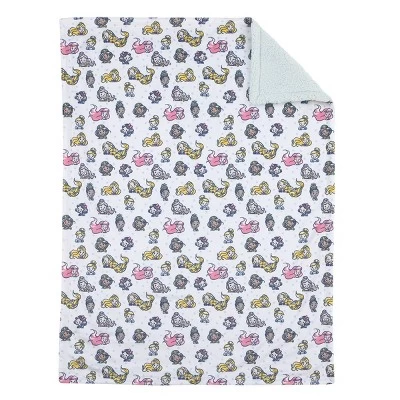 Disney Princess Super Soft Baby Reversible Blanket With Sherpa - Black 4 Disney Princess Super Soft Baby Reversible Blanket With Sherpa - Black - Image 2