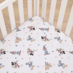 Disney Baby Mickey Mouse And Friends Fitted Crib Sheet