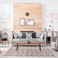 Disney Mickey Mouse Barcelona 7'10"x10' Indoor Area Rug Pink