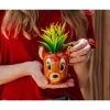 Silver Buffalo Disney Bambi 5-Inch Ceramic Mini Planter With Artificial Succulent