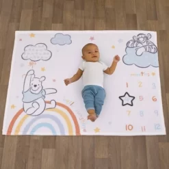 Disney Winnie The Pooh Milestone Blanket