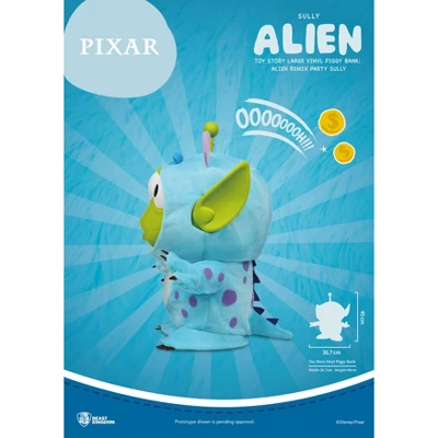 DISNEY Toy Story Large Vinyl Piggy Bank: Alien Remix Party Sully (Piggy Bank) 3 DISNEY Toy Story Large Vinyl Piggy Bank: Alien Remix Party Sully (Piggy Bank)