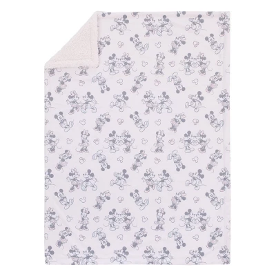 Disney Mickey & Minnie Plush Baby Blanket 3 Disney Mickey & Minnie Plush Baby Blanket