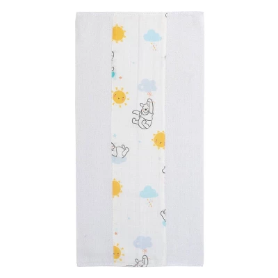 Disney Winnie The Pooh 100% Cotton Muslin Burp Cloths - 2pk 3 Disney Winnie The Pooh 100% Cotton Muslin Burp Cloths - 2pk