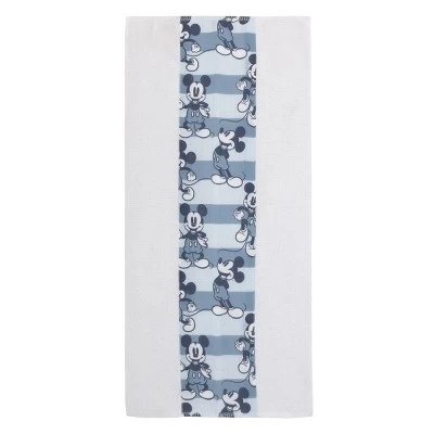 Disney Mickey Mouse 100% Cotton Muslin Burp Cloths - 2pk 3 Disney Mickey Mouse 100% Cotton Muslin Burp Cloths - 2pk
