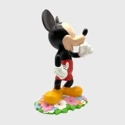 Disney 18" Mickey Mouse With Flowers Resin Statue
