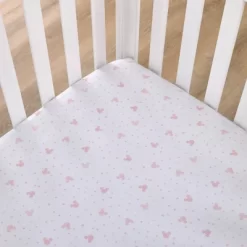 Disney Minnie Mouse Lovely Little Lady Fitted Crib Sheet