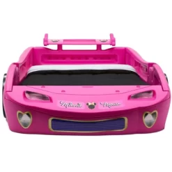 Twin Disney Minnie Mouse Car Bed - Delta Children -Disney GUEST b1a56b27 bc0b 40da 96d1 4224ebafb14a