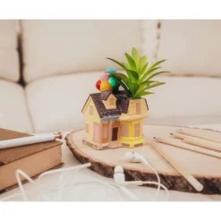 Silver Buffalo Disney And Pixar Up House 5-Inch Ceramic Mini Planter With Artificial Succulent -Disney GUEST cda4f861 91eb 484b b9e1 60d34d996f49