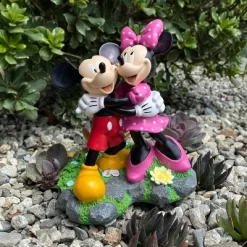 Disney 12" Mickey And Minnie Mouse Hugging Resin Statue -Disney GUEST dce9ac5a f516 4ff8 80f0 294667ac5efc