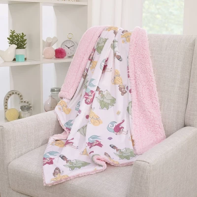 Disney Princess Plush Baby Blanket 4 Disney Princess Plush Baby Blanket - Image 2