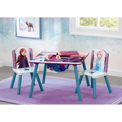 Disney Frozen 2 Table And Chair Set With Storage - Delta Children 3 Disney Frozen 2 Table And Chair Set With Storage - Delta Children