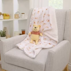 Disney Winnie The Pooh Plush Baby Blanket -Disney GUEST e4bae5af b102 4e1b 974a 7c7afffa06da