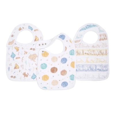 Disney Baby Aden And Anais Essentials 3pk Muslin Snap Bib Disney 6 Disney Baby Aden And Anais Essentials 3pk Muslin Snap Bib Disney - Image 4