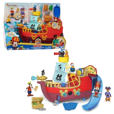 Disney Junior Mickey Mouse Funhouse Treasure Adventure Pirate Ship 5 Disney Junior Mickey Mouse Funhouse Treasure Adventure Pirate Ship - Image 3