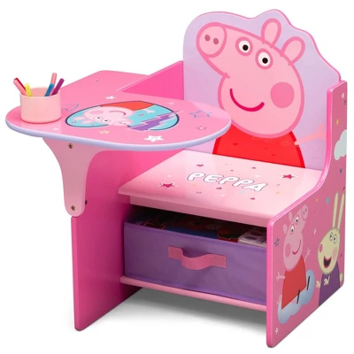 Disney Peppa Pig Chair Desk With Storage Bin - Delta Children 4 Disney Peppa Pig Chair Desk With Storage Bin - Delta Children - Image 2