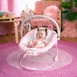 Bright Starts Disney Baby Minnie Mouse Rosy Skies Pink Baby Bouncer Infant Seat -Disney GUEST f7265388 f0f3 4932 bd78 3a72f061097f