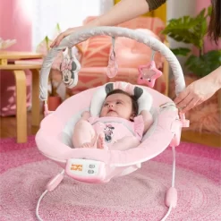 Bright Starts Disney Baby Minnie Mouse Rosy Skies Pink Baby Bouncer Infant Seat -Disney GUEST fe22b55f aa60 4fe0 b031 483992e1001f
